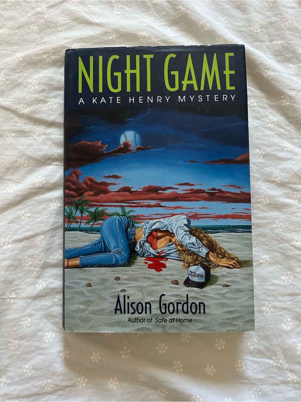 2/$25 Night Game by Alison Gordon hardcover book